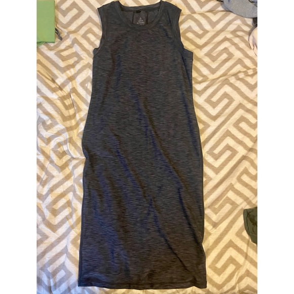 Prana Veryex Dress Size Medium Color Charcoal - Picture 4 of 7